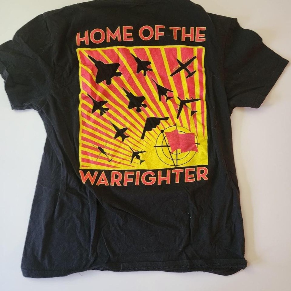 'Black and red District warfighter t-shirt #punk #grunge A12 black, graphic